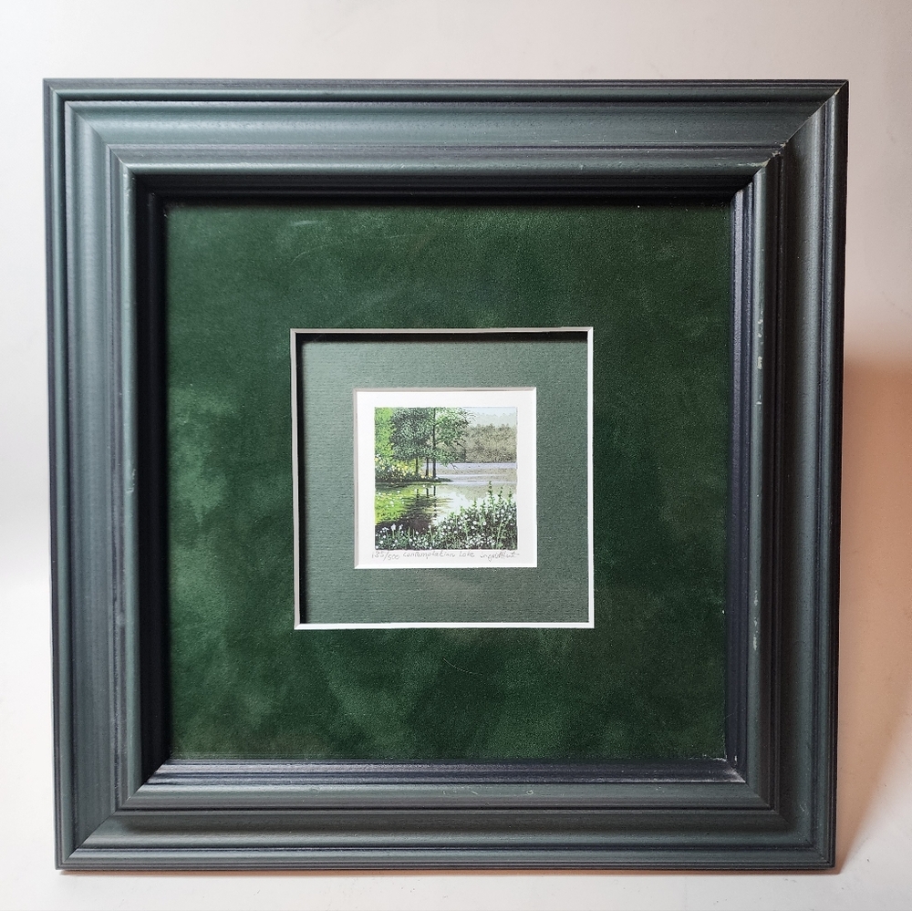 Ingrid Hunt "Contemplation Lake" 135/500, 2" x 2"